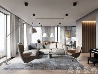 現代風格家居裝修裝飾室內設計效果-A8093-2