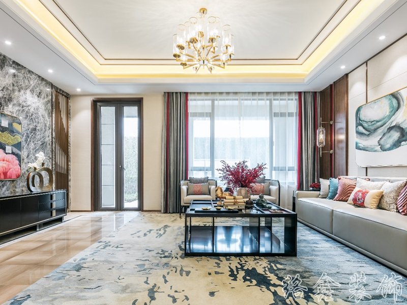 新中式風格家居裝修裝飾室內設計效果-G607